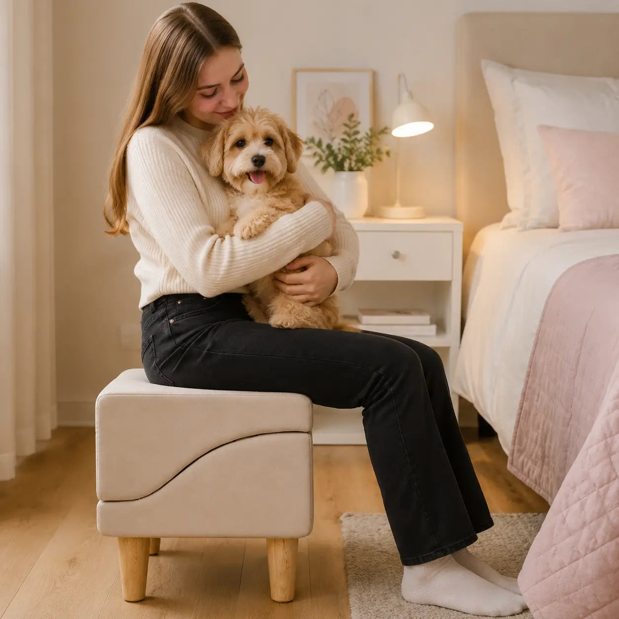 Hundetreppe faltbar Lifestyle-Bild