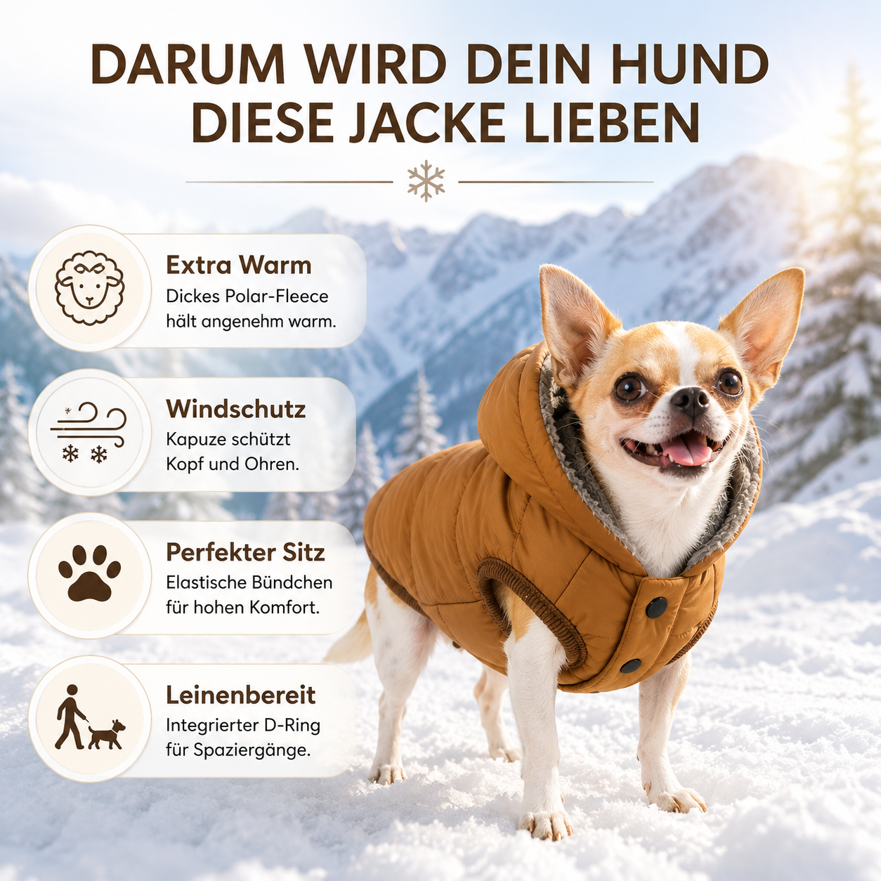 Hundewinterjacke Vorteile