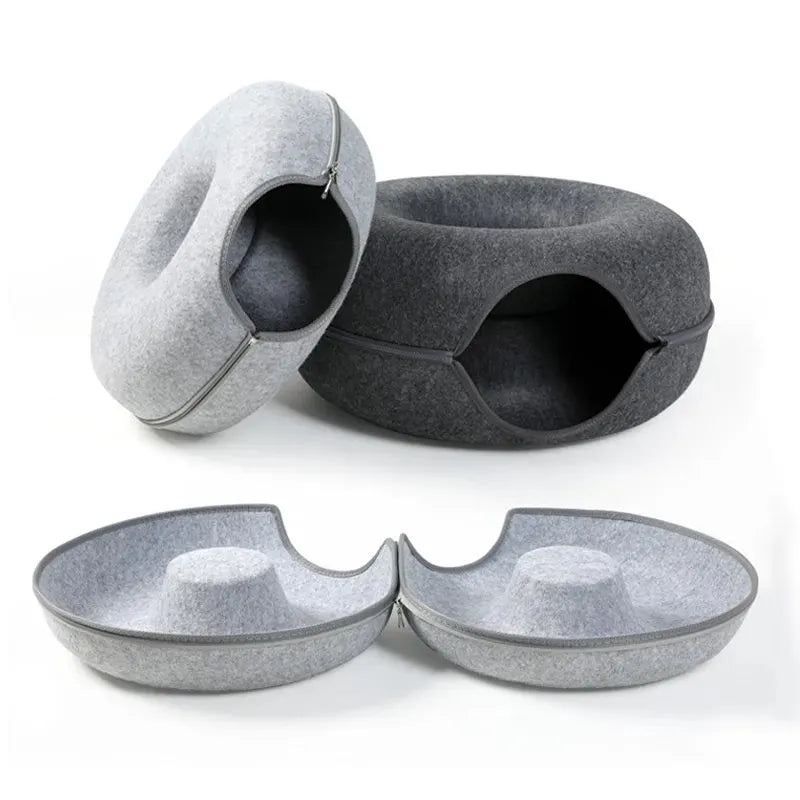 CosyPaw 2-in-1 Donut Katzenbett