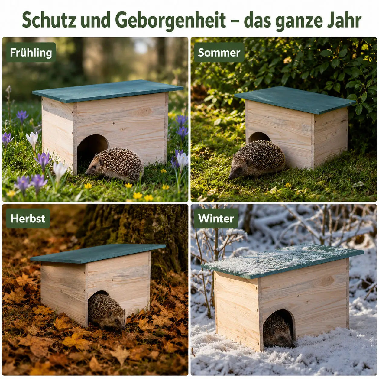 Igelhaus Anwendungsszenarien 