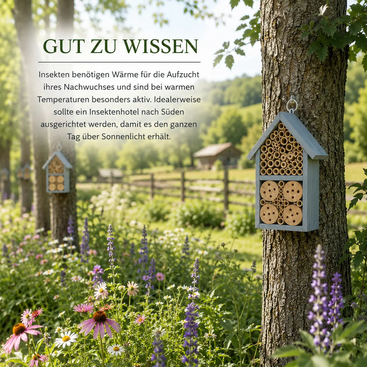 Insektenhotel Vorteile 