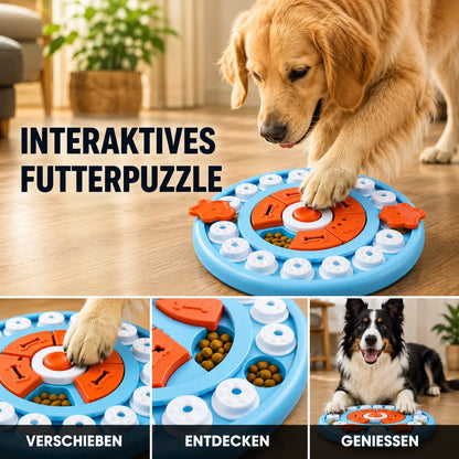 Interaktives Leckmatte für Hunde | Intelligenzspielzeug mit Leckerli-Spender