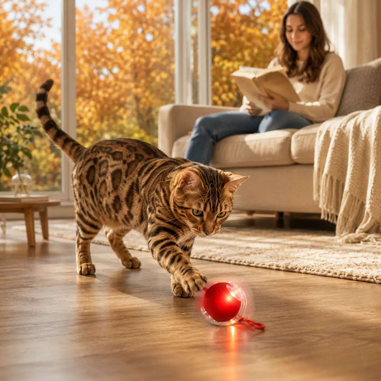 Interaktives Katzenspielzeug Lifestyle-Bild