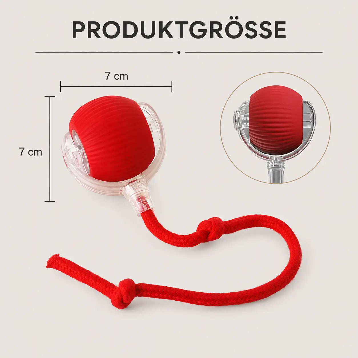Interaktives Katzenspielzeug Produktgröße