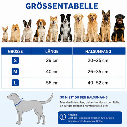 Hundehalsband Größentabelle 
