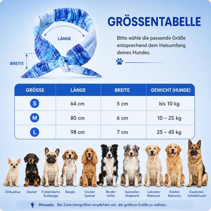 Kuhlendes Größentabelle 