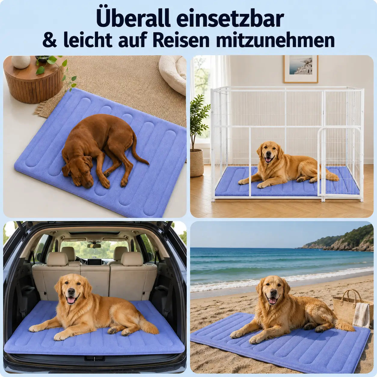 Kühlmatte Hund  Anwendungsszenarien 