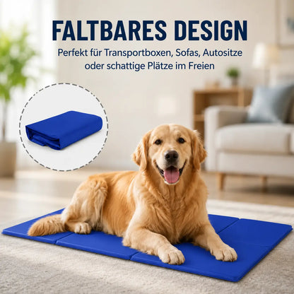 Kühlmatte Hund Selbstkühlend | Faltbar & Wasserdicht