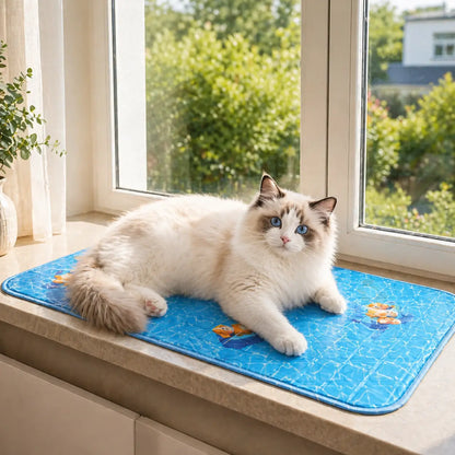 Kuhlmatte katze