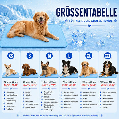 K_hlmatte Größentabelle 