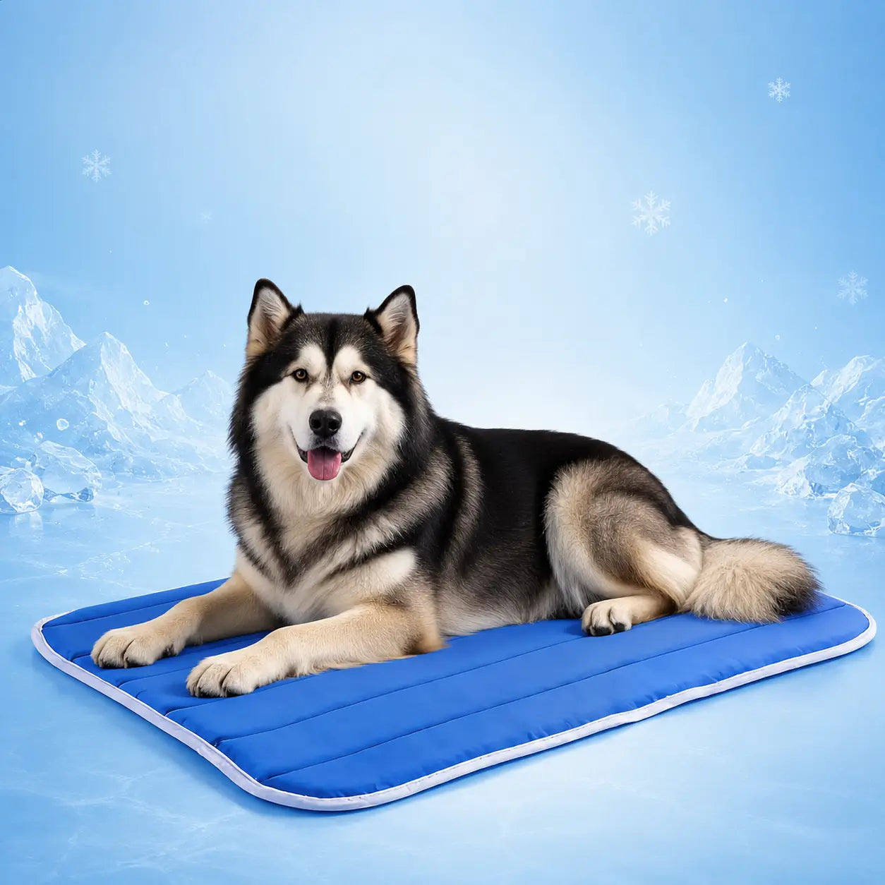 Kühlmatte mit hund