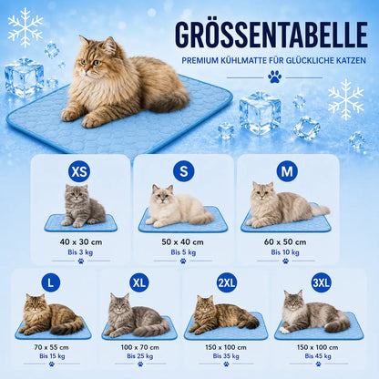 Kuhlmatte Größentabelle→ 