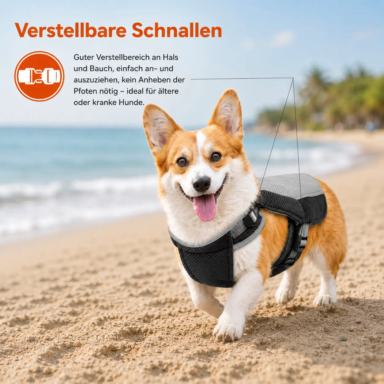 Kuhlweste Funktionsübersicht 