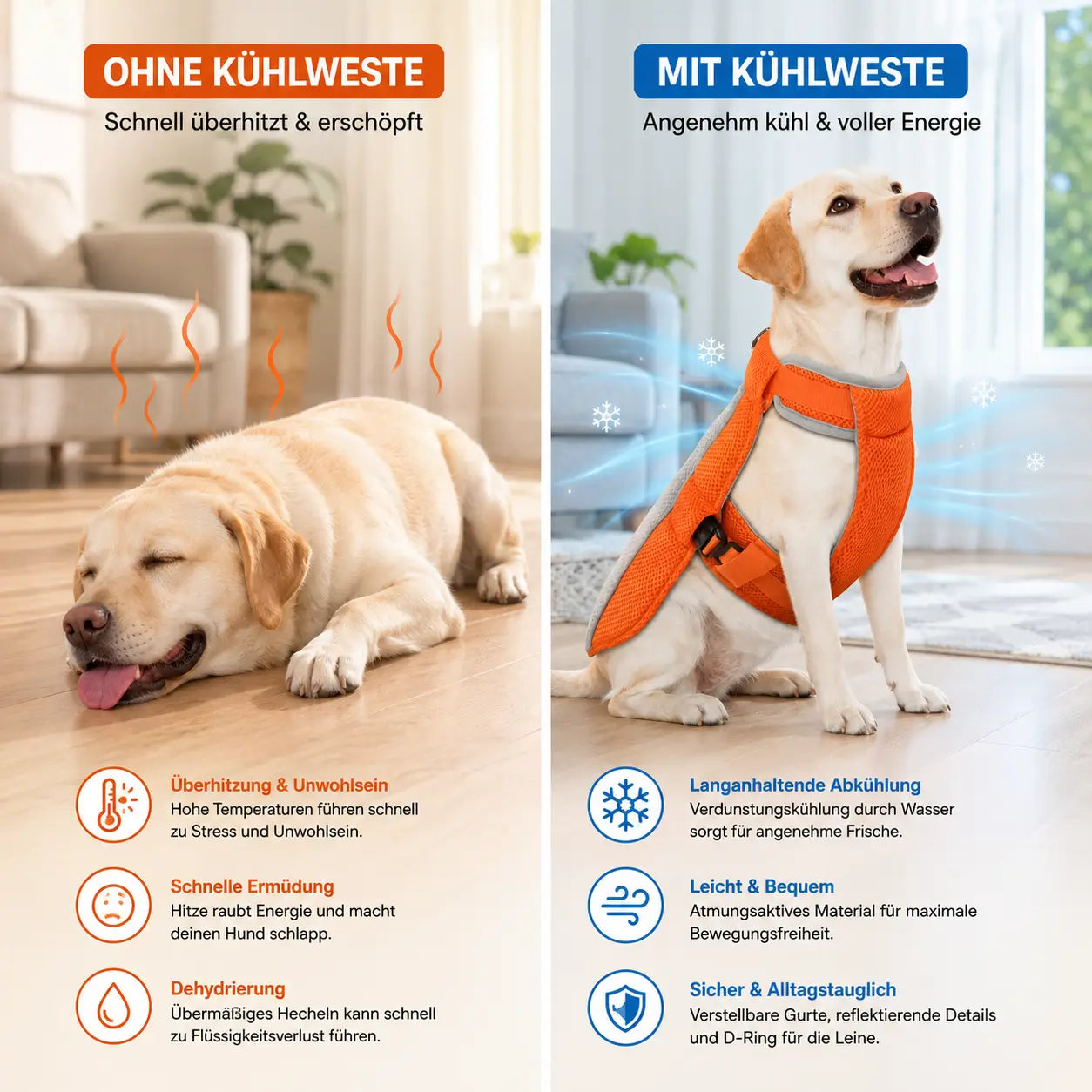 Kuhlweste Problem & Lösung