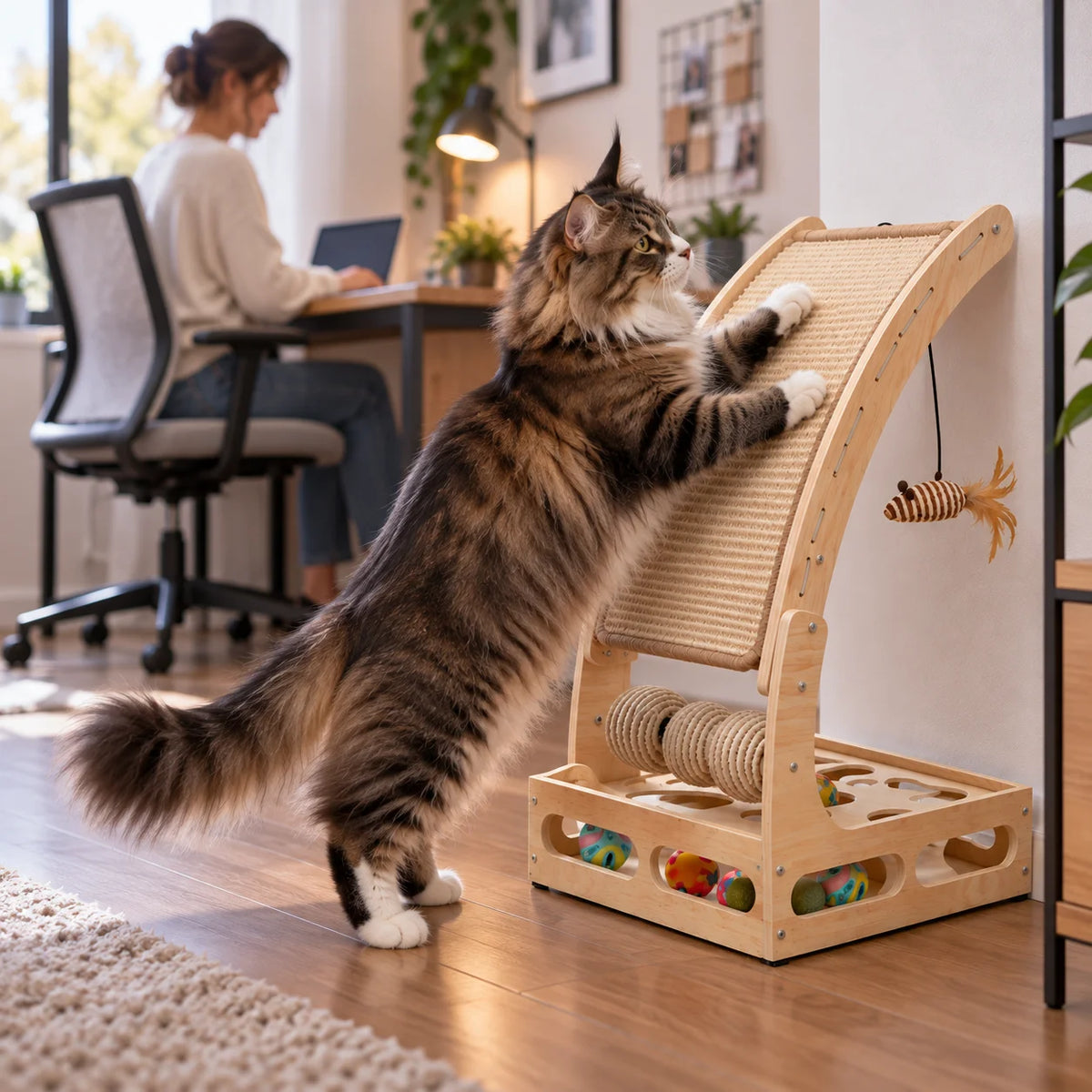 Katzen_Kratzbrett Lifestyle-Bild 