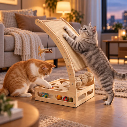 Katzen_Kratzbrett Lifestyle-Bild 