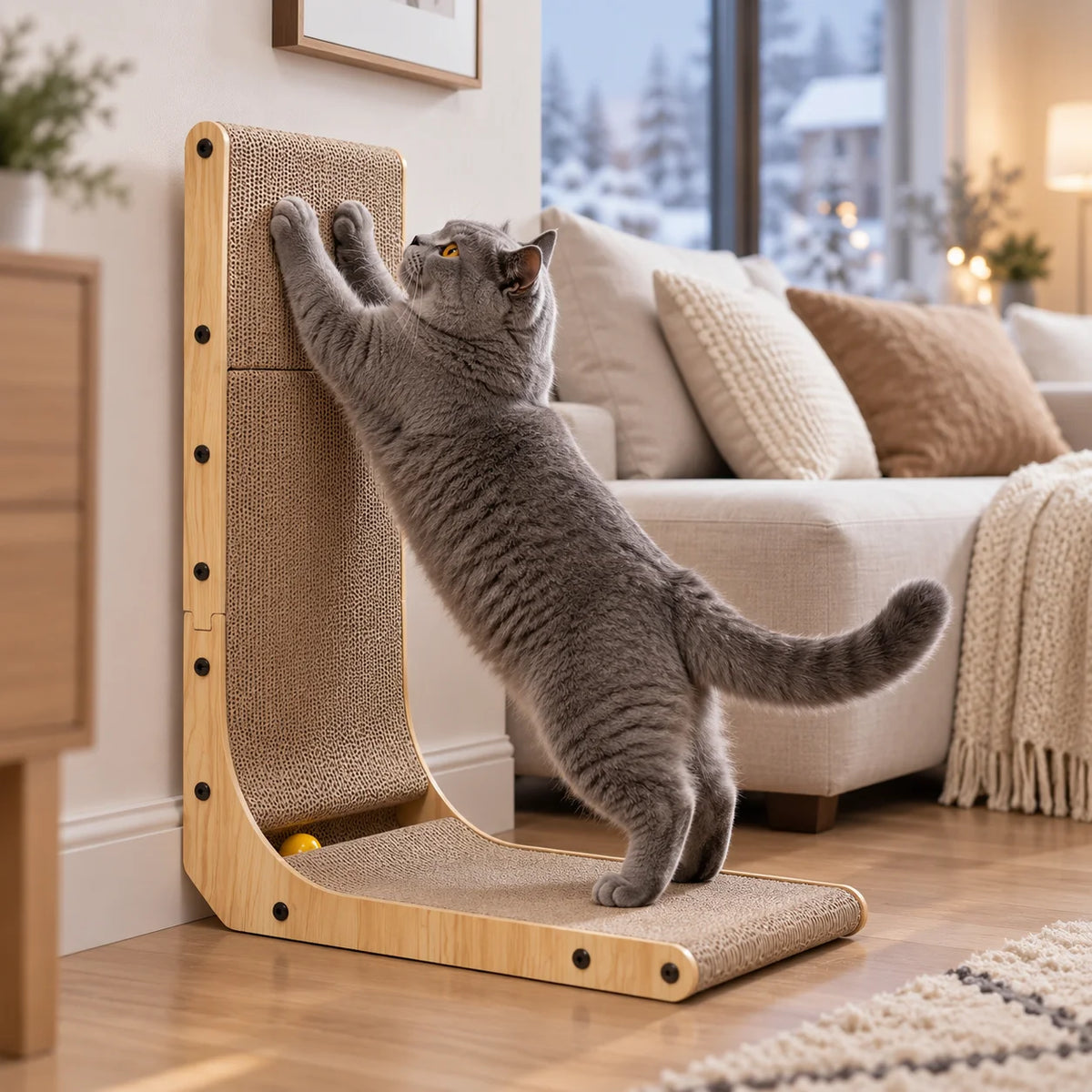 Katzen_Kratzbrett Lifestyle-Bild