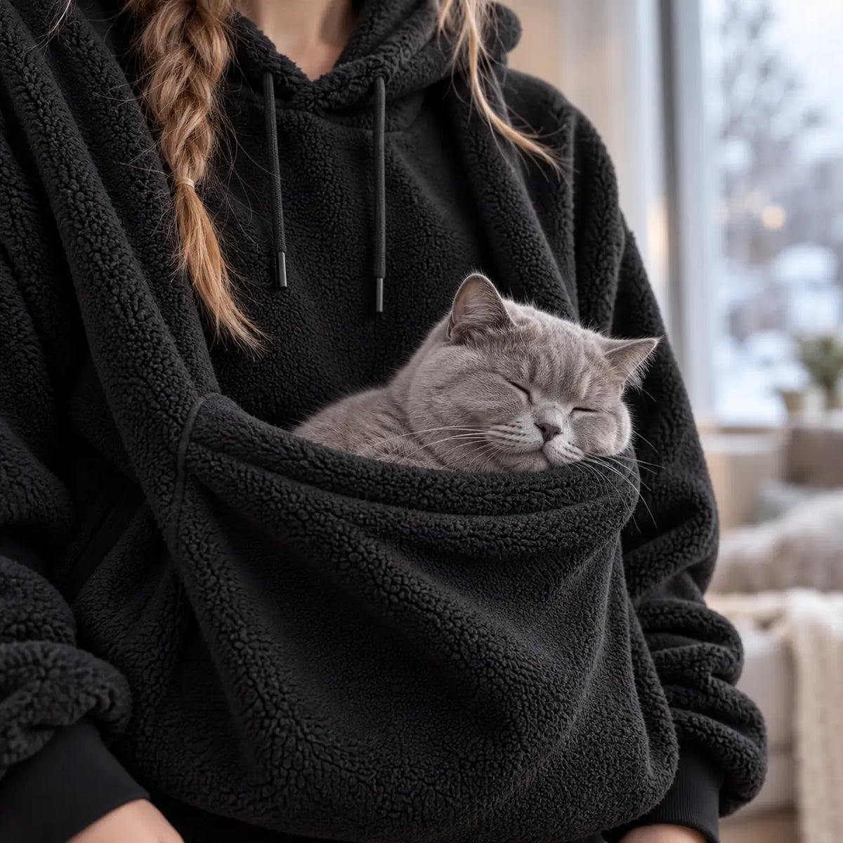 Katzen Tragepullover Lifestyle-Bild