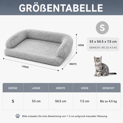 Katzenbett Größentabelle