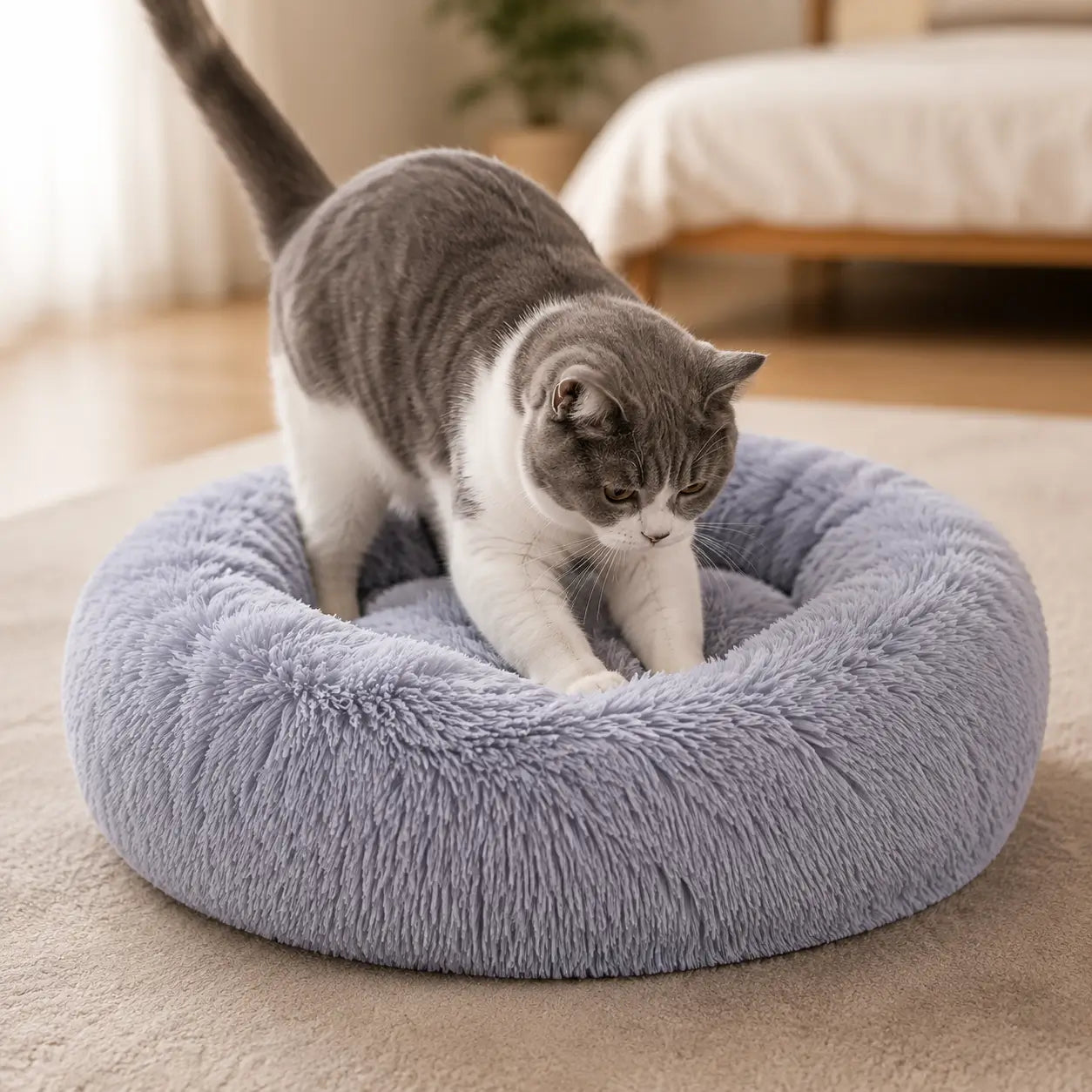 Katzenbett rund Lifestyle-Bild 