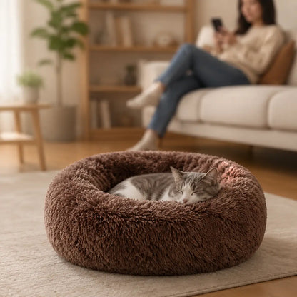 Katzenbett rund Lifestyle-Bild 