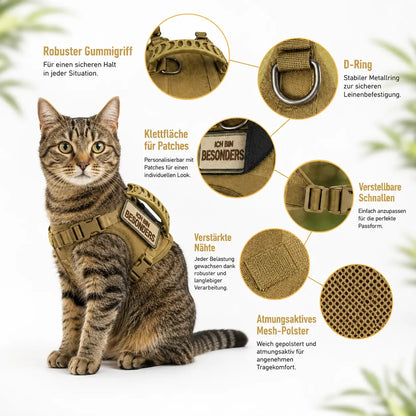 Katzengeschirr Funktionsübersicht 