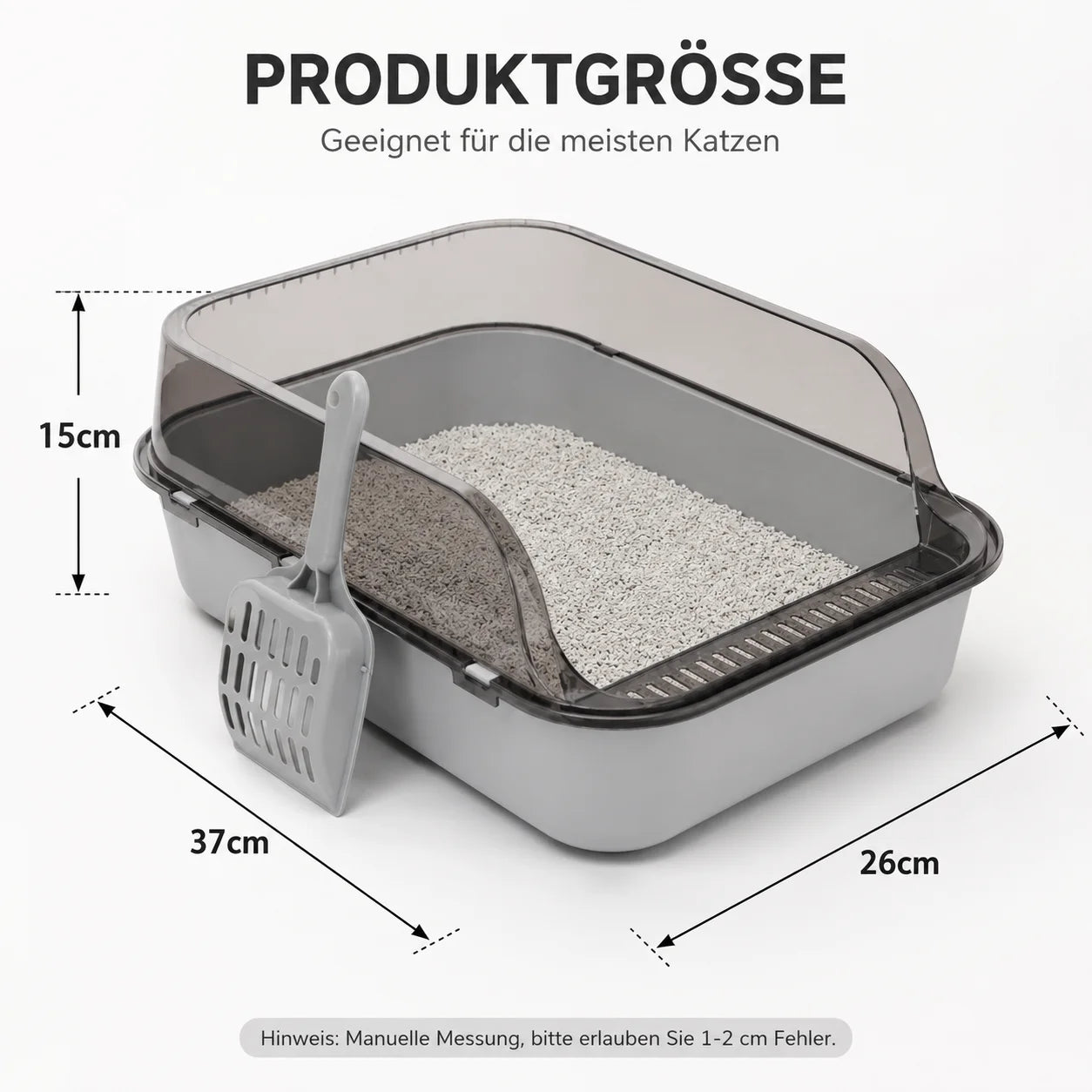 Katzenklo_mit_hohem_Rand  Größentabelle 