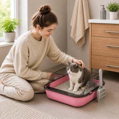 Katzenklo_mit_hohem_Rand  Anwendungsszenarien 