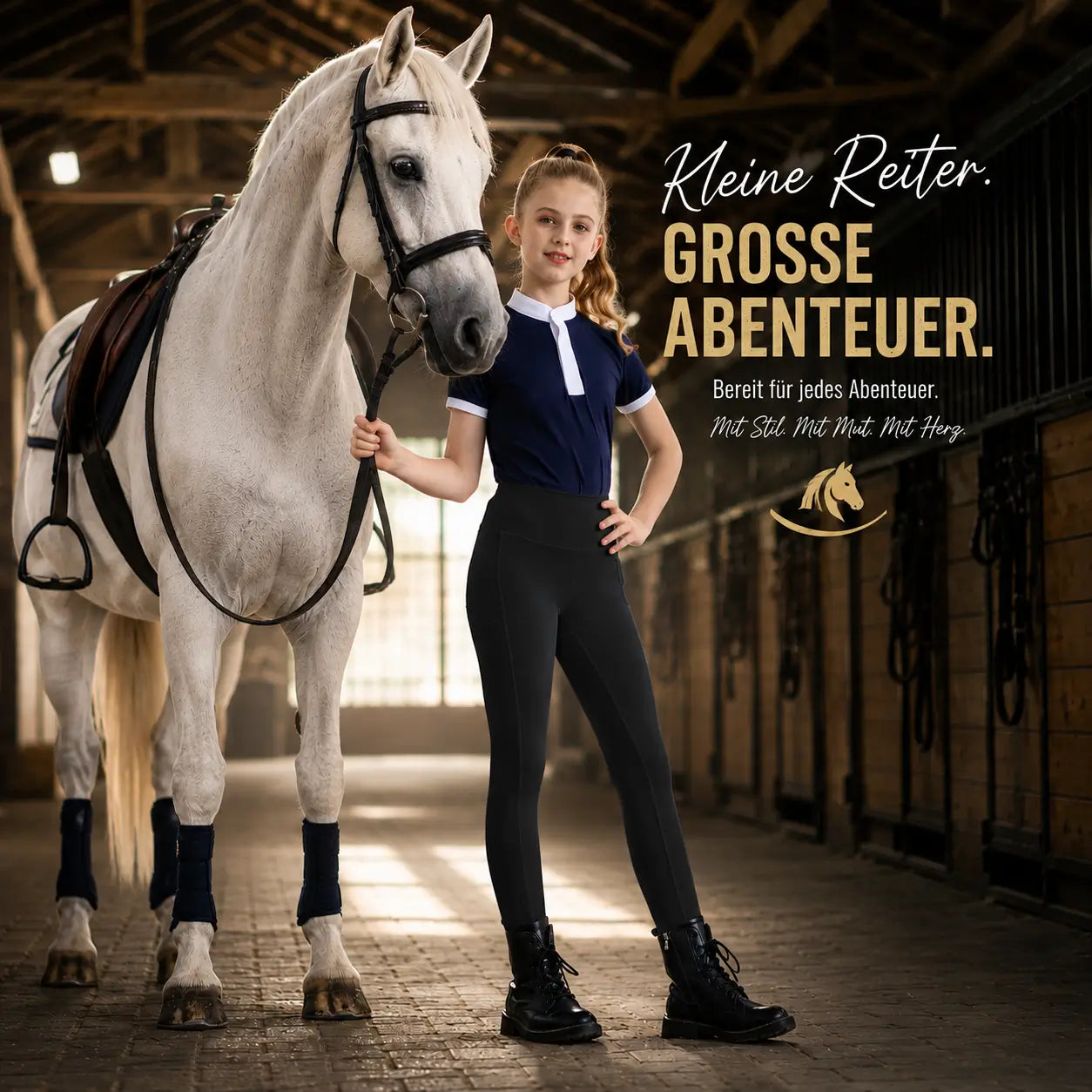 Kinder_Reitleggings Variantenbild Schwarz