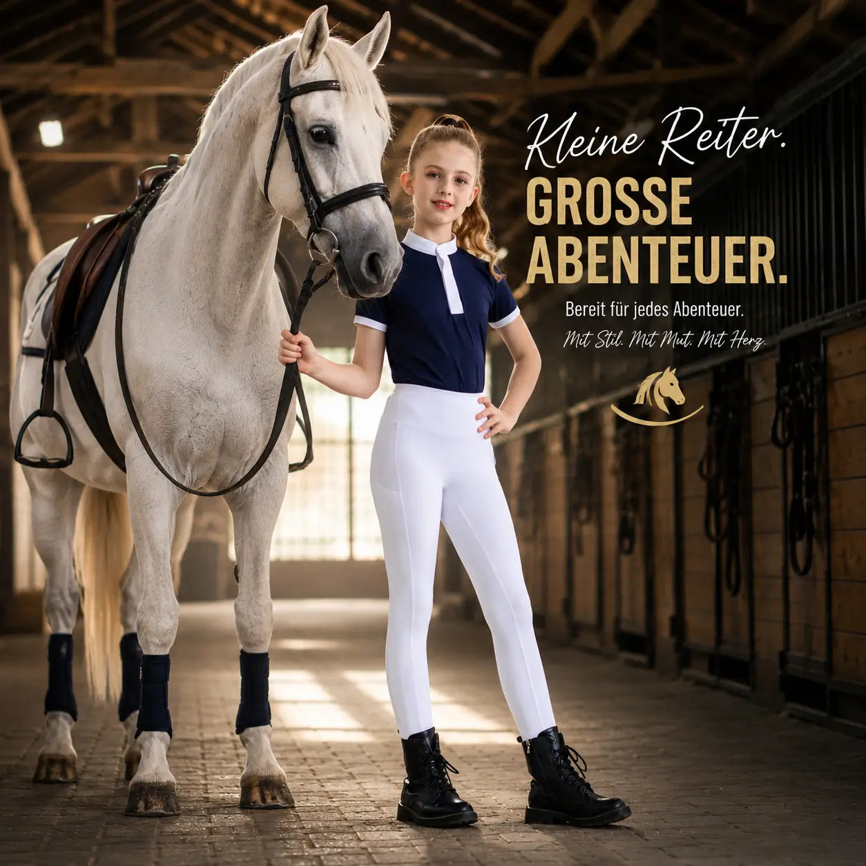 Kinder_Reitleggings Variantenbild Weiss