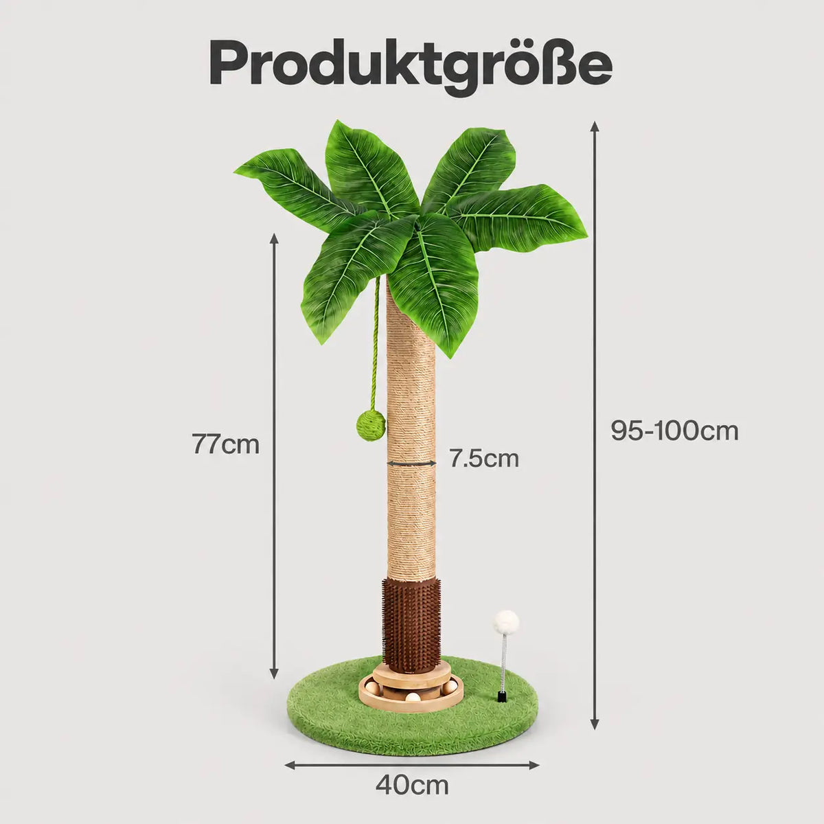 Kratzbaum Palme Produktgröße