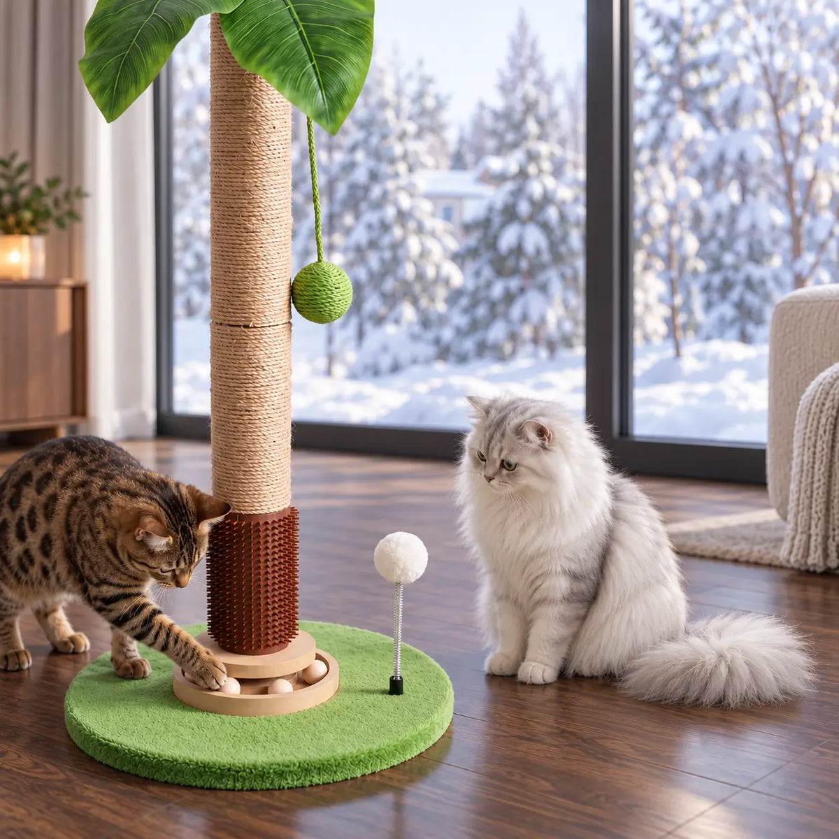 Kratzbaum Palme Lifestyle-Bild