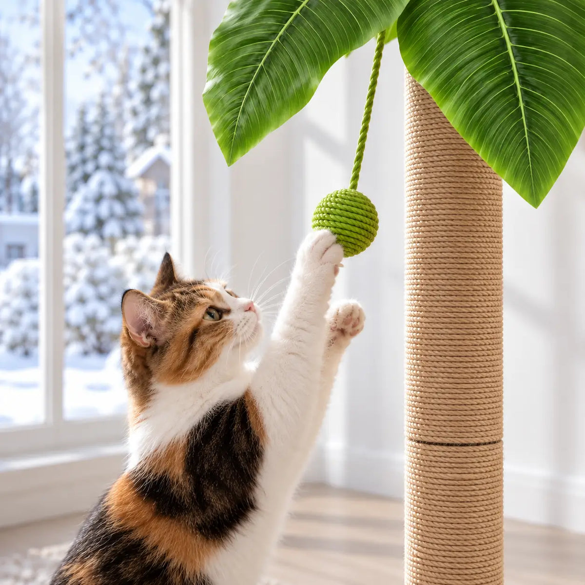 Kratzbaum Palme Lifestyle-Bild