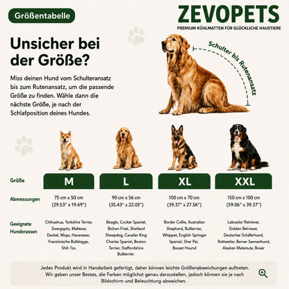 Tapis rafraîchissant pour chien lavable | Refroidissement immédiat & antidérapant