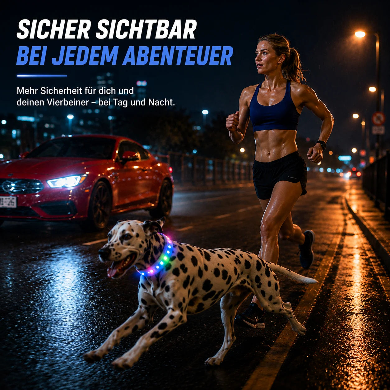 LED_Hundehalsband Vorteile