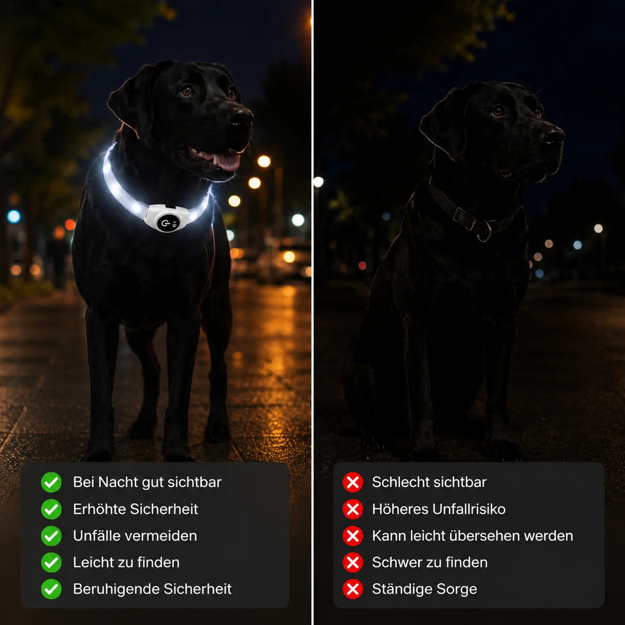 LED_Hundehalsband Produktmerkmale