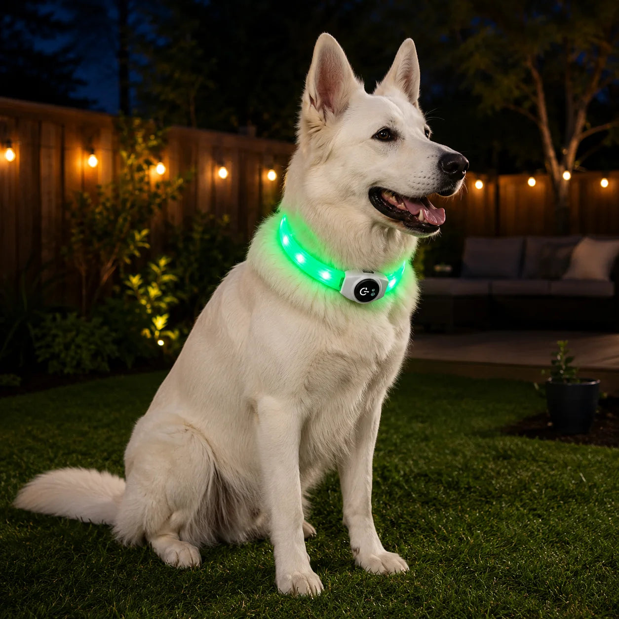 LED_Hundehalsband variantbild  grun
