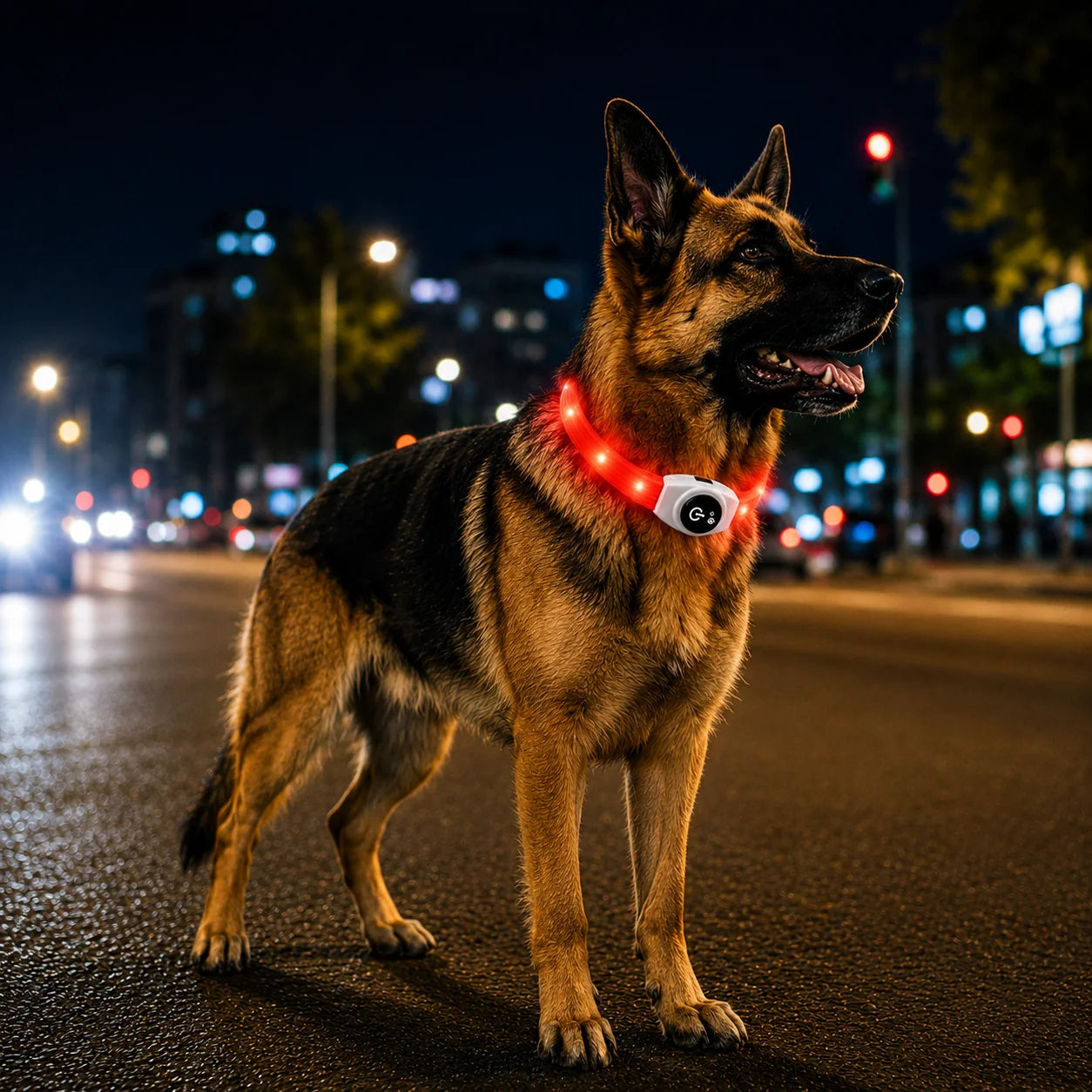 LED_Hundehalsband variantbild Rot