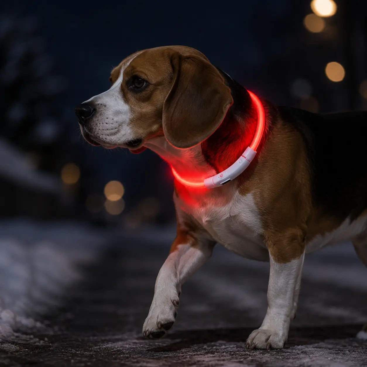 LED Hundehalsband Lifestyle-Bild
