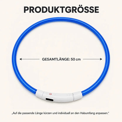 LED Hundehalsband Größenübersicht