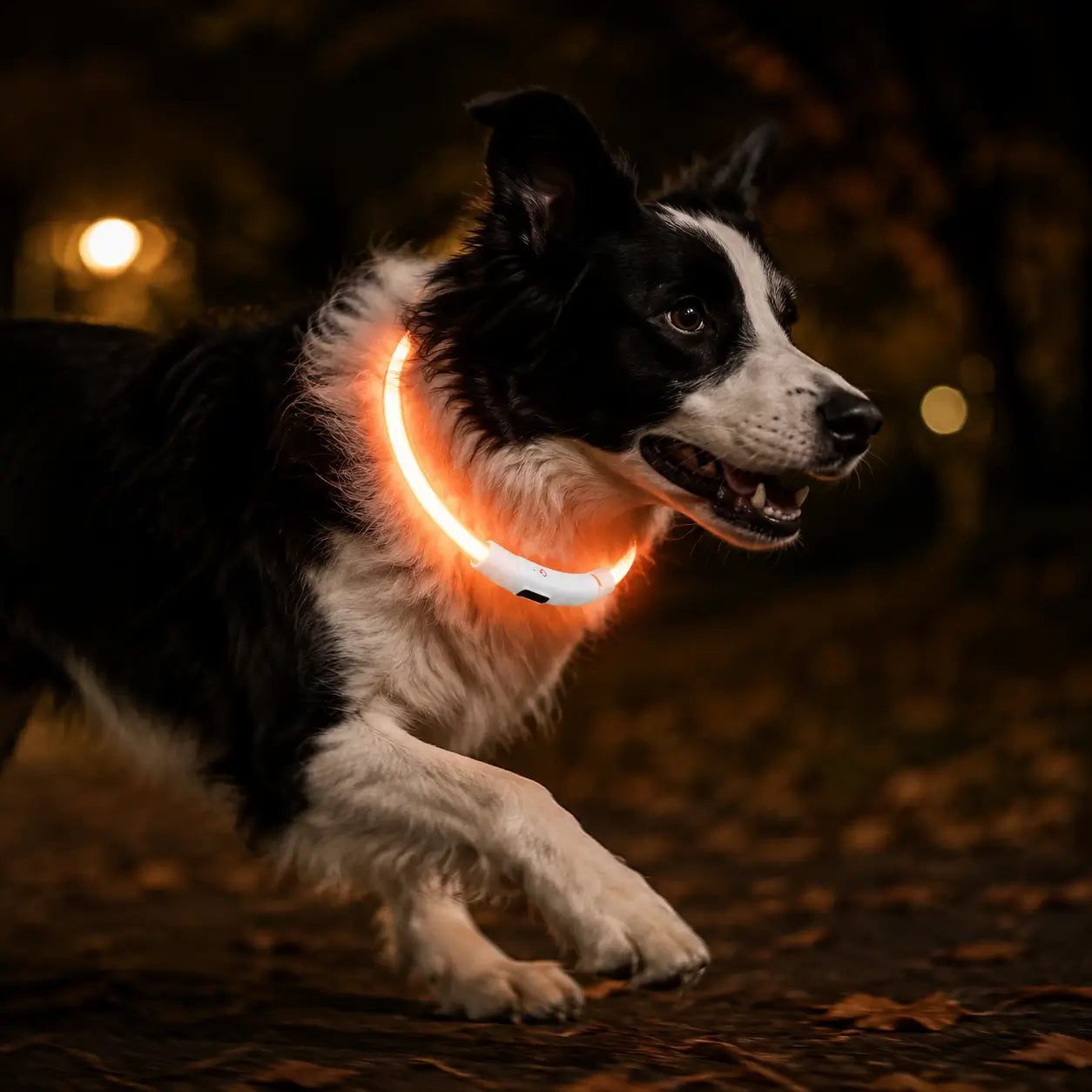 LED Hundehalsband Lifestyle-Bild