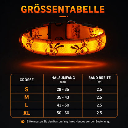 LED_Hundehalsband_ Größentabelle