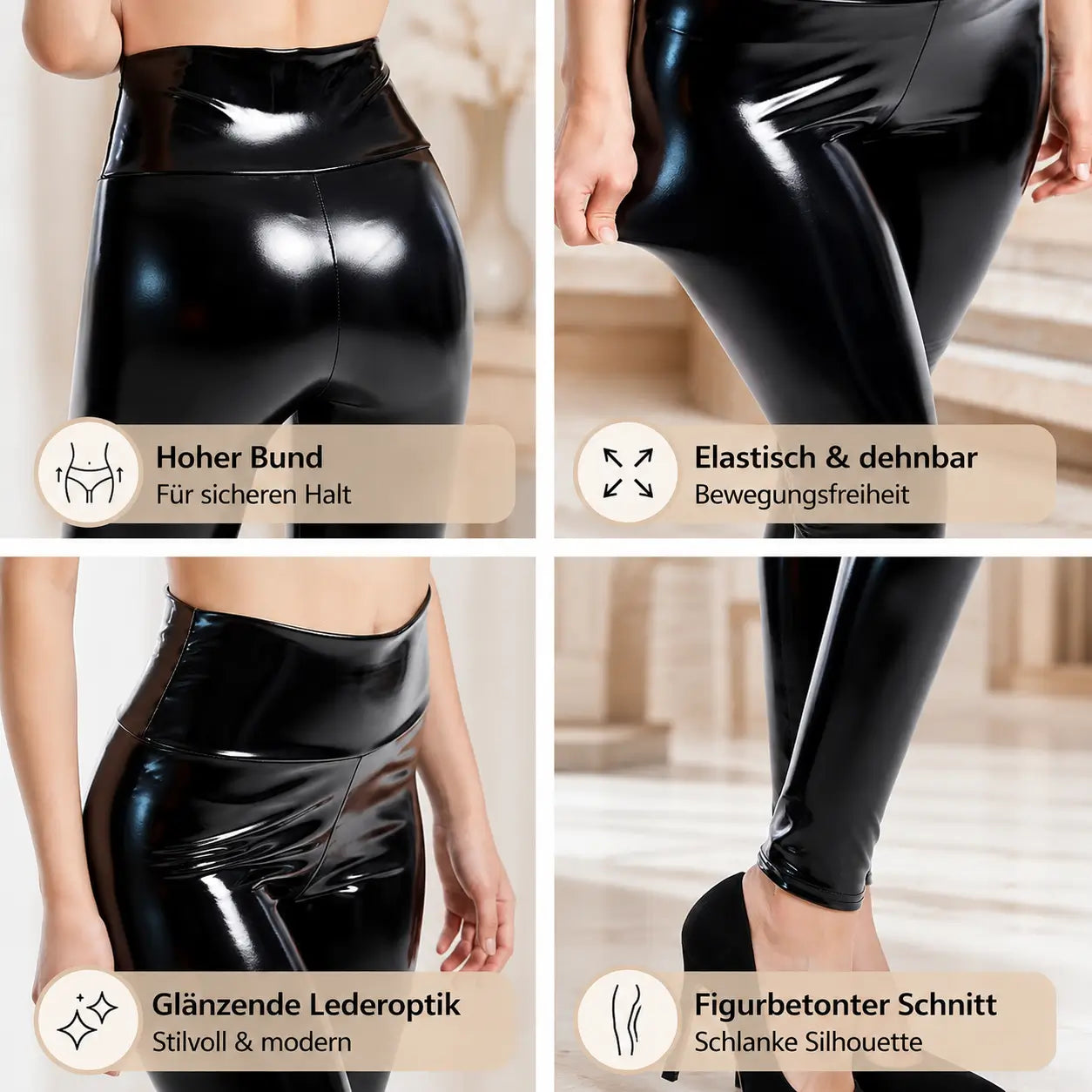 Leder-Leggings Funktionsübersicht 