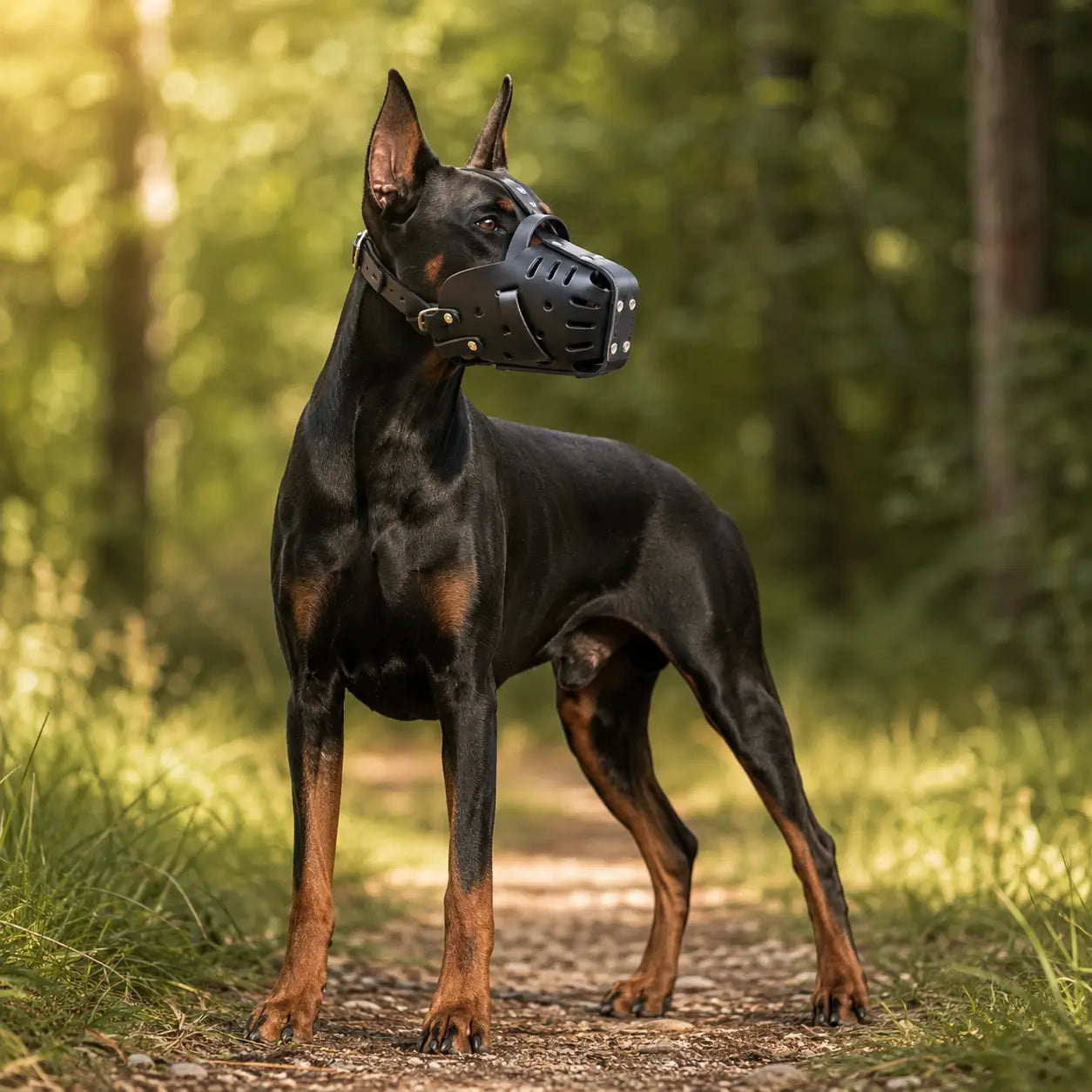 Leder Maulkorb Lifestyle-Bild