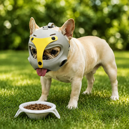 Maulkorb für Französische Bulldogge Lifestyle-Bild
