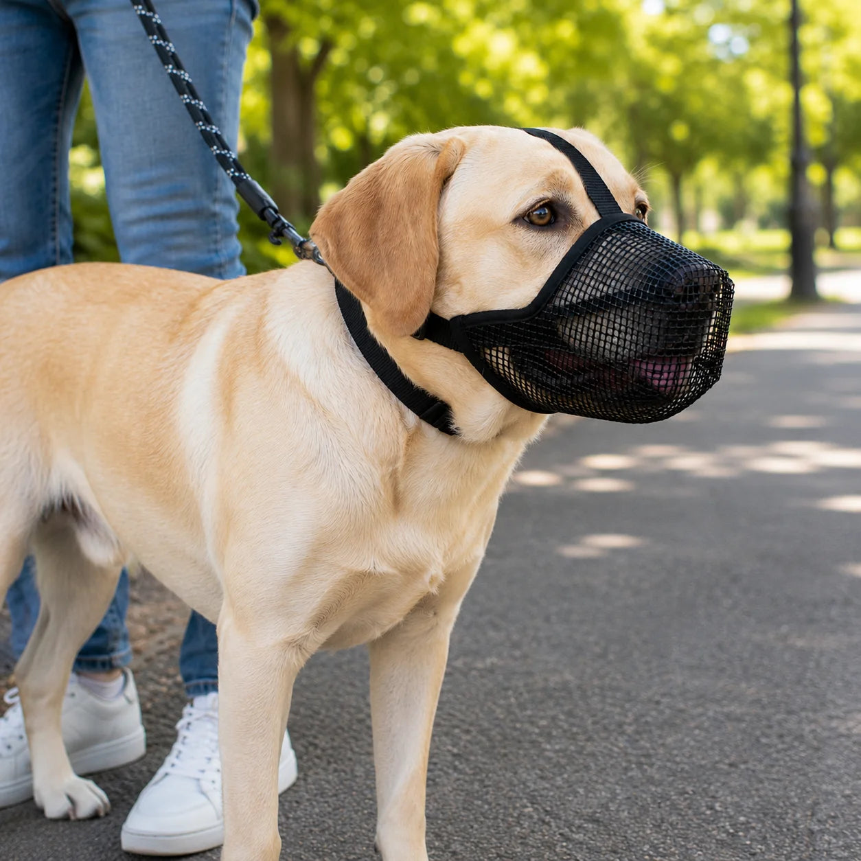 Mesh_Hundemaulkorb_Weich variantbild Schwarz