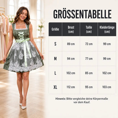 Oktoberfest Dirndl Größentabelle