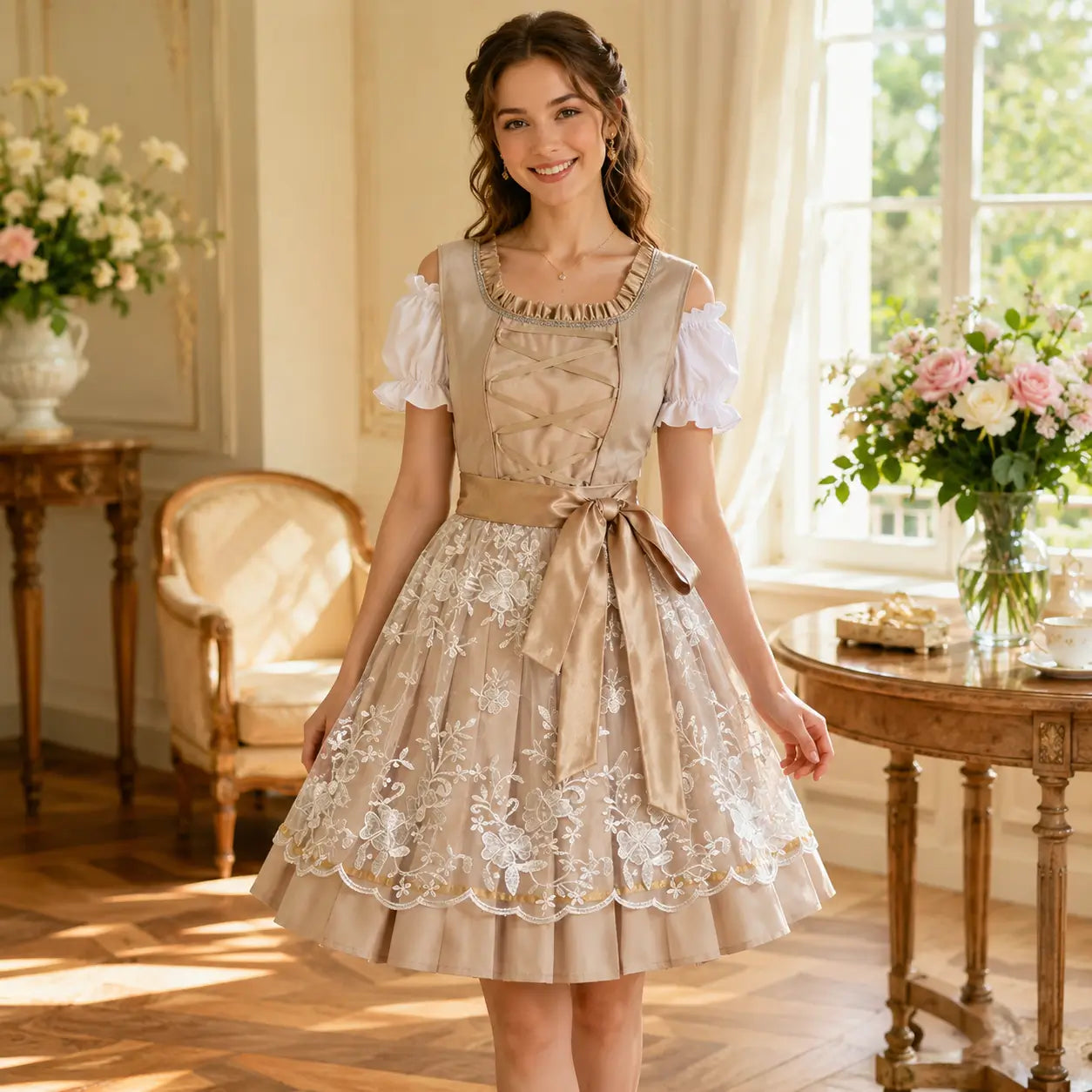 Oktoberfest Dirndl Damen Set Hauptbild