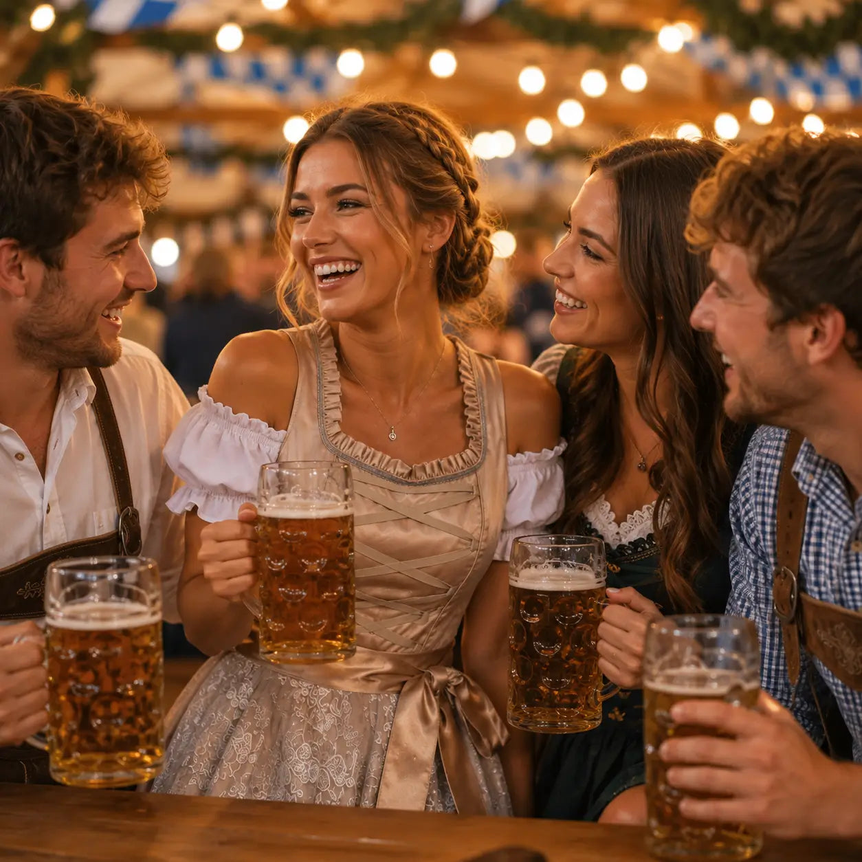 Oktoberfest Dirndl Damen Set 