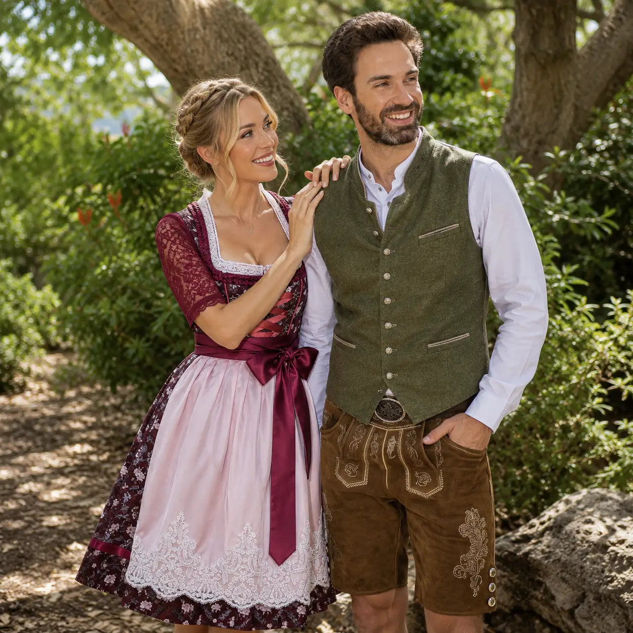 Dirndl Damen Außenbereich 